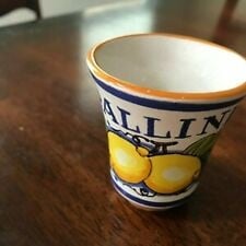 Bicchiere Limoncello Pallini In Ceramica Deruta X6 - immagine 2