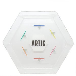 Vassoio Artic Esagonale plastica trasparante