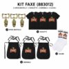 Kit faxe (883012) (3 aprib.martello + 3 magliette + 3 grembuli + 2 calzini )