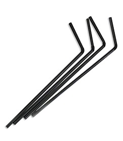 Cannucce Flessibili Nere cm 25 x 250 pz