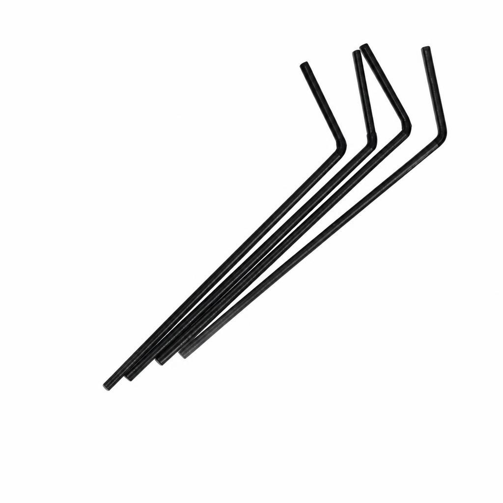 Cannucce Flessibili Nere cm 25 x 250 pz