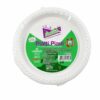 Piatti piani riutilizzabili PP Bianco x 50 pz Toctok (Almar)