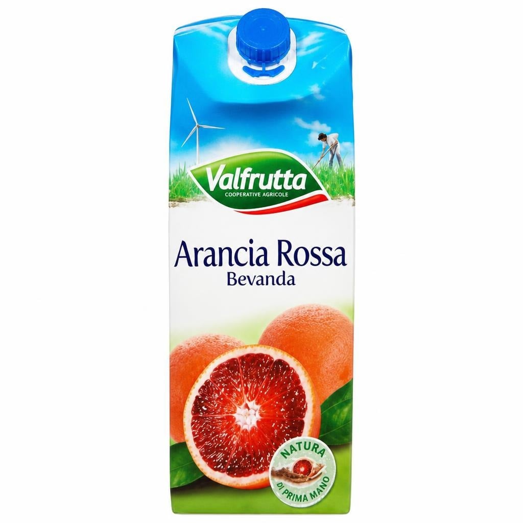 Succo Valfrutta Aranc. Rossa lt 1