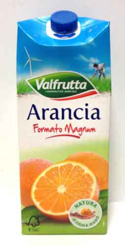 Succo Valfrutta Arancia lt 1