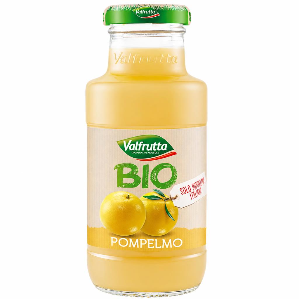 Succo Valfrutta BIO Pompelmo ml 200 vap tappo a vite