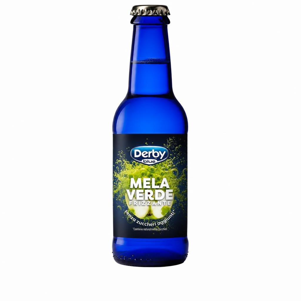 Succo Derby Blu Mela Verde Frizzante cl 20 vap