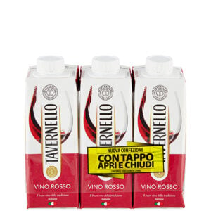 Vino Tavernello Rosso Tris cl 25 BRIK