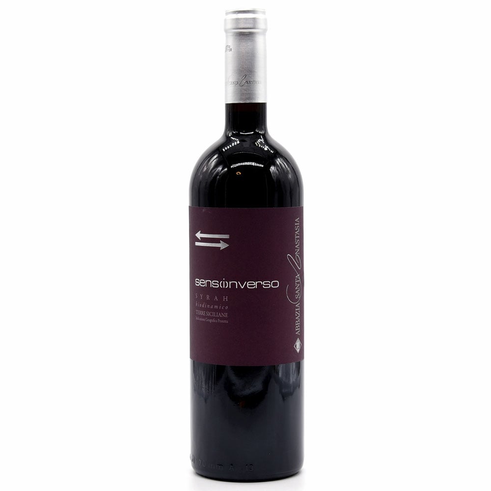 Vino S. Anastasia Sensoinverso Syrah Biodinamico DOC cl 75 2016