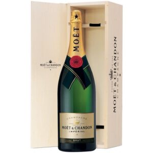 Champagne Moet & Chandon lt 3 Astucciato Jeroboam Cassetta di Legno