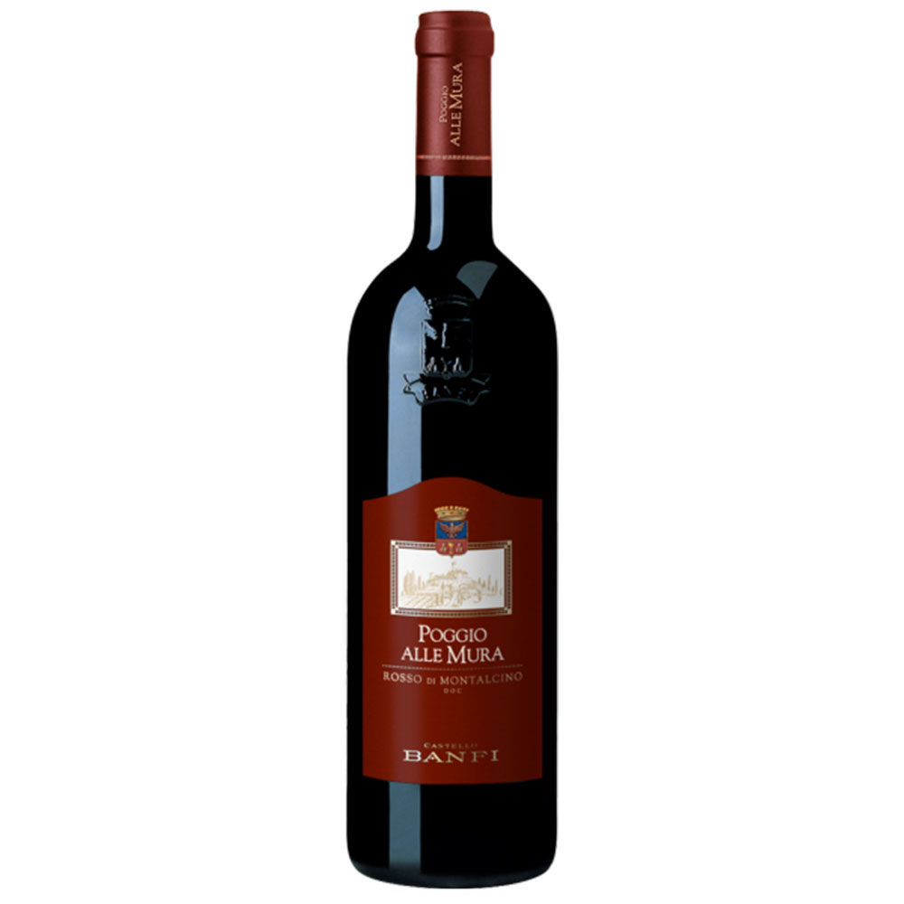 Vino Banfi Rosso di Montalcino cl 75 Poggio alle Mura Castello 2021 DOC