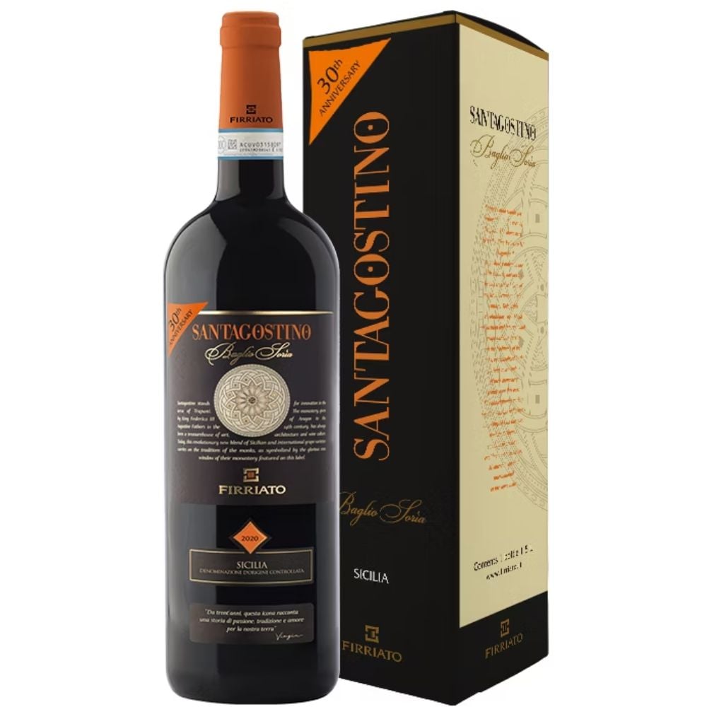 Vino Firriato Santagostino baglio soria nero avola - syrah lt 1