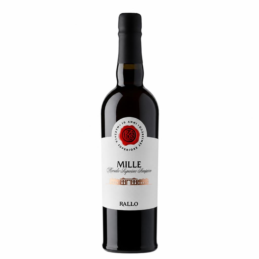 Marsala superiore semisecco Mille Rallo 10 anni cl 75