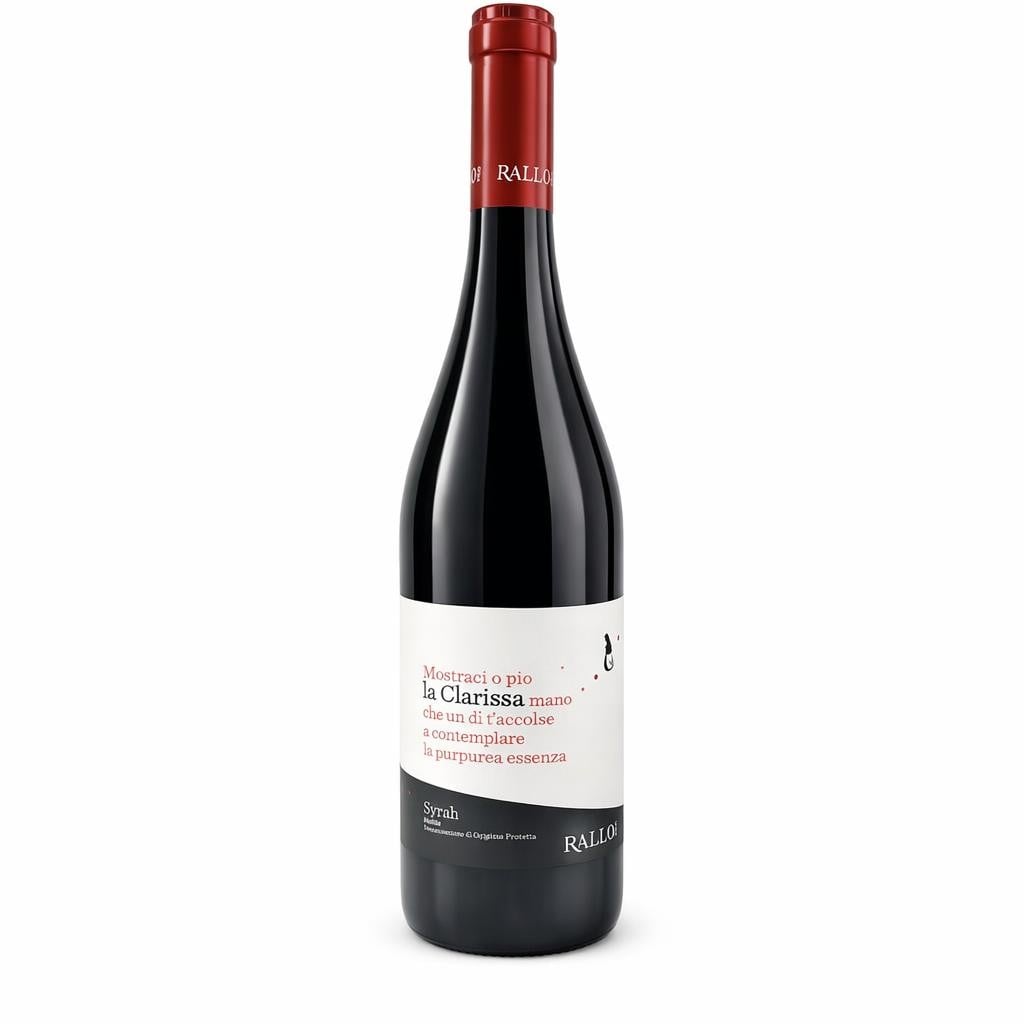 Vino Rosso La Clarissa Rallo cl 75 Syrah 2024 DOP Bio