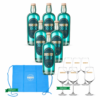 Venturo Aperitivi Mediterraneo Pack Da 6 Bottiglie Da 70 cl con Omaggio Grembiule Venturo Corto e Bicchiere Calice 35 cl X6