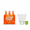 Aperol Spritz Tris Pack 20 cl X48 con Bicchiere Granity Aperol Soda Basso in Omaggio