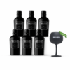 Bulldog Distillati Bundle 6x Gin Bold Black 70cl Con Bicchiere Calice Balloon Nero Omaggio