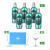 Venturo Aperitivi Mediterraneo Pack Da 6 Bottiglie Da 70 cl con Omaggio Grembiule Venturo Corto e Bicchiere Calice 35 cl X6