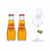 Crodino Bundle Aperitivi Crodino 10 Cl Analcolico X96 In Omaggio: Bicchieri Calice Crodino Twist X6