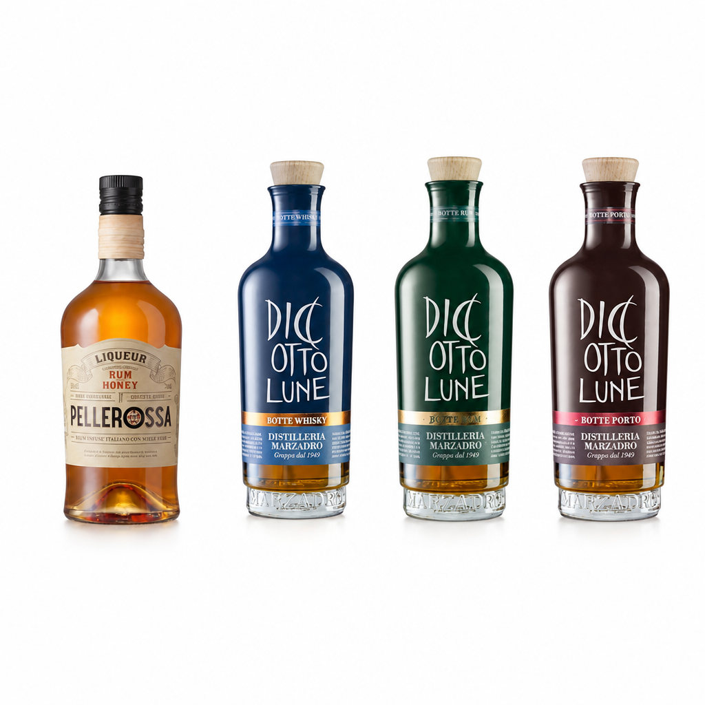 Eleganza e Tradizione: Selezione di Distillati Marzadro d'Exceptione