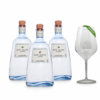 Mare Distillati Gin Mare Capri 3 Bottiglie Da 70 cl Con Omaggio Bicchieri Calice In Plastica X6