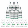 Bickens Distillati Gin London Dry 6 Bottiglie Lt 1 Con Bicchiere Calice Balloon Omaggio