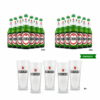Beck's Birre Bundle 2x Birra Beck's Cl 33 Vap X24 con Bicchiere Beck's Cl 40 Omaggio