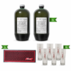Bud Birre Bundle Fusto 2 x 12 Litri con Tappetino Bar Runner e Set Bicchieri in Omaggio