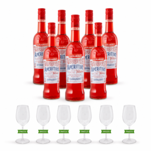 Luxardo Aperitivi Bundle 6 Litri con Bicchiere Calice Paris in Omaggio