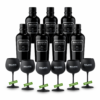 Bulldog Distillati Bundle 6x Gin Bold Black 70cl Con Bicchiere Calice Balloon Nero Omaggio