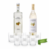Nardini Liquori Mandorla Duo Acqua Di Mandorla 1 L E Mandorla 70 cl Con Omaggio Bicchieri Nardini Vdglass Bistro 36 X6