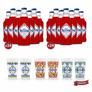 Messina Birre Bundle Note Di Melograno 2x24 Cl 33 Con Bicchiere Messina Misti Omaggio