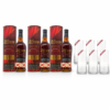 Zacapa Rum Centenario La Pasión 3 Bottiglie Astucciate Con Set 6 Bicchieri Highball Omaggio