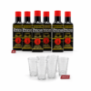 Petrus Liquori Amaro Bundle 6 Bottiglie Cl 70 Con Omaggio Set 6 Bicchieri Amaro Petrus