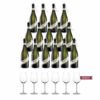 Mionetto Vini Frizzanti Bundle 12 Bottiglie Da 75cl Con Set 6 Calici Rastal Omaggio