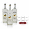 Nardini Bundle Liquori Acqua Di Mandorla 3x1 Lt Con 6 Bicchieri Omaggio