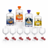 Etsu Gin Bundle Premium: Original, Double Orange, Pacific, Double Yuzu 70 cl Con Omaggio 6 Calici