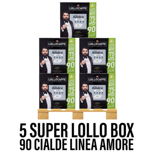 5 Box Lollo 90 Cialde Linea Amore