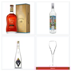 Elegante Pack di Distillati Prestigiosi con Bicchieri in Omaggio