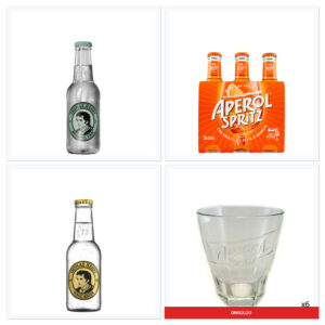 Pacchetto Cocktail &Gustose Freschezze: Soft Drink Collection con Bicchiere Omaggio