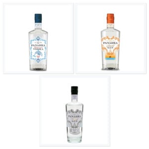 "Pacchetto Gusto Mediterraneo: Vodka Panarea, Gin Sunset e Island da 70cl"