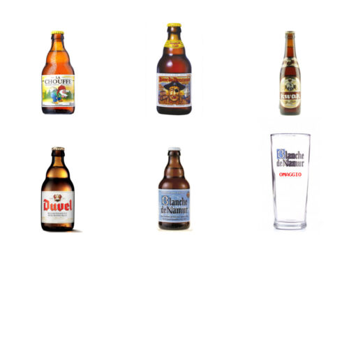 "Selezione Esclusiva delle Birre Belghe: 108 Bottiglie & Bicchieri Omaggio"